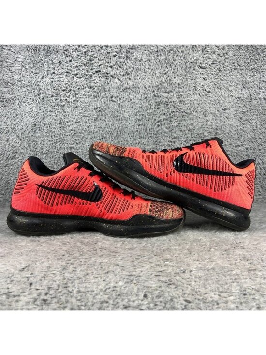 Nike Kobe 10 Elite Low \'Christmas\' Size 8 Men Black Gold Crimson 802560-076 main image 6